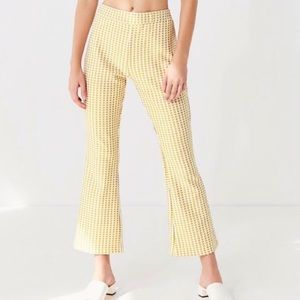 Urban Outfitters Yellow Kick Flare Pants
